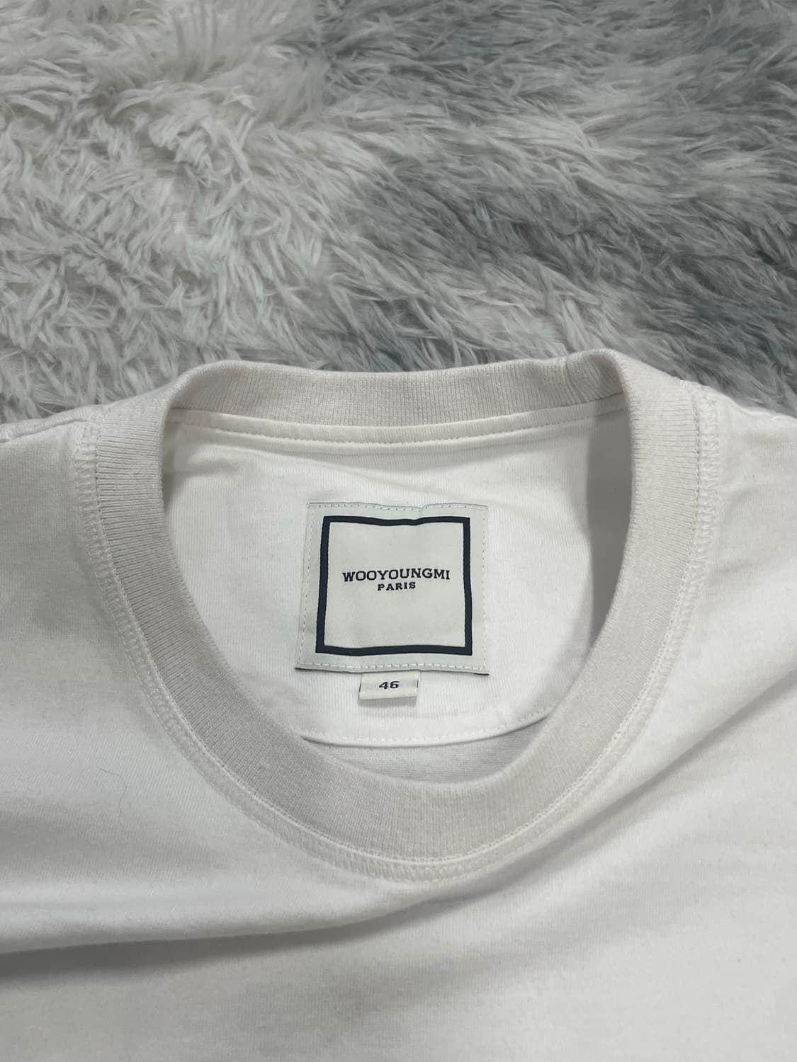 우영미 백로고 롱슬리브 티셔츠 [46] 상품이미지3