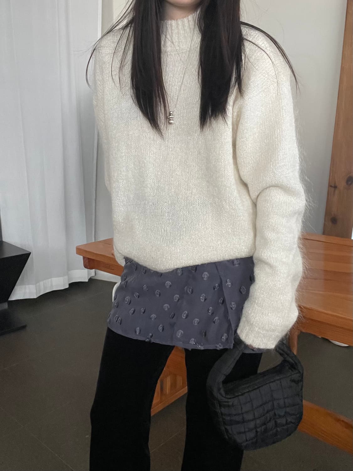 vintage rolled edge knit 상품이미지7