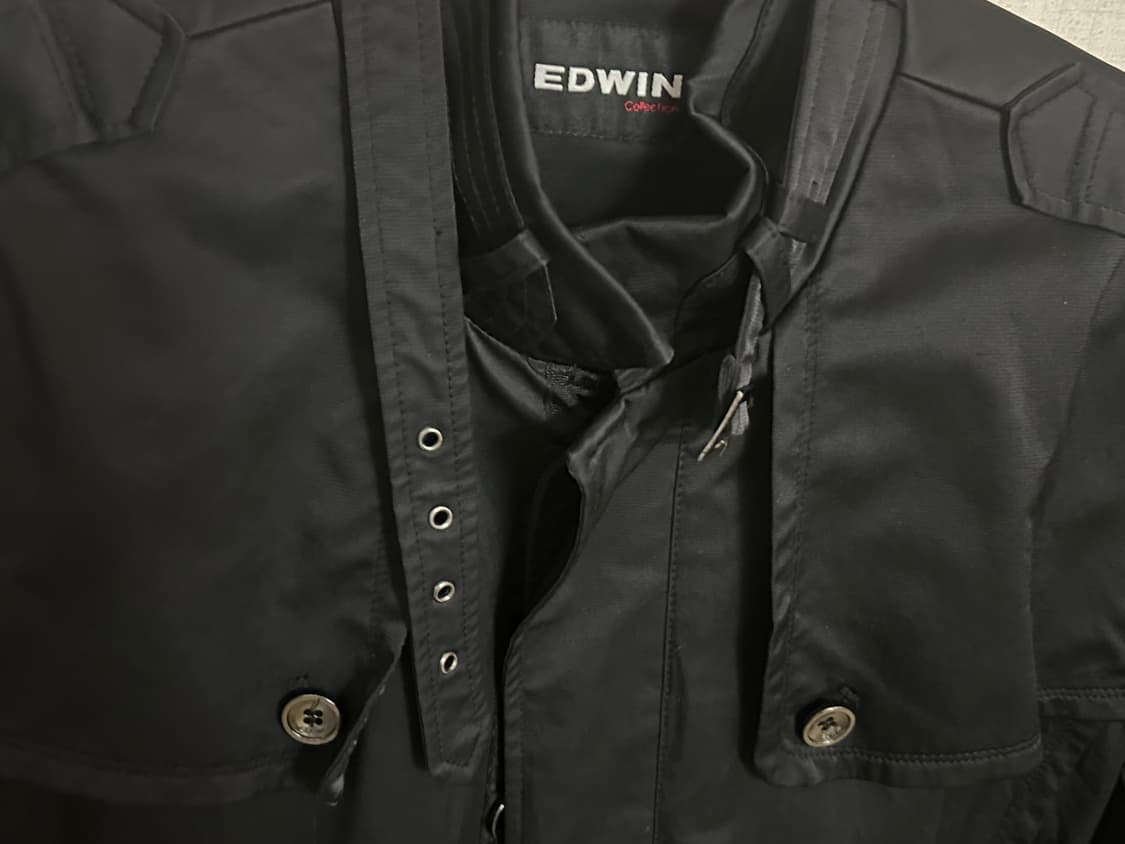 EDWIN 블랙 코트  상품이미지3