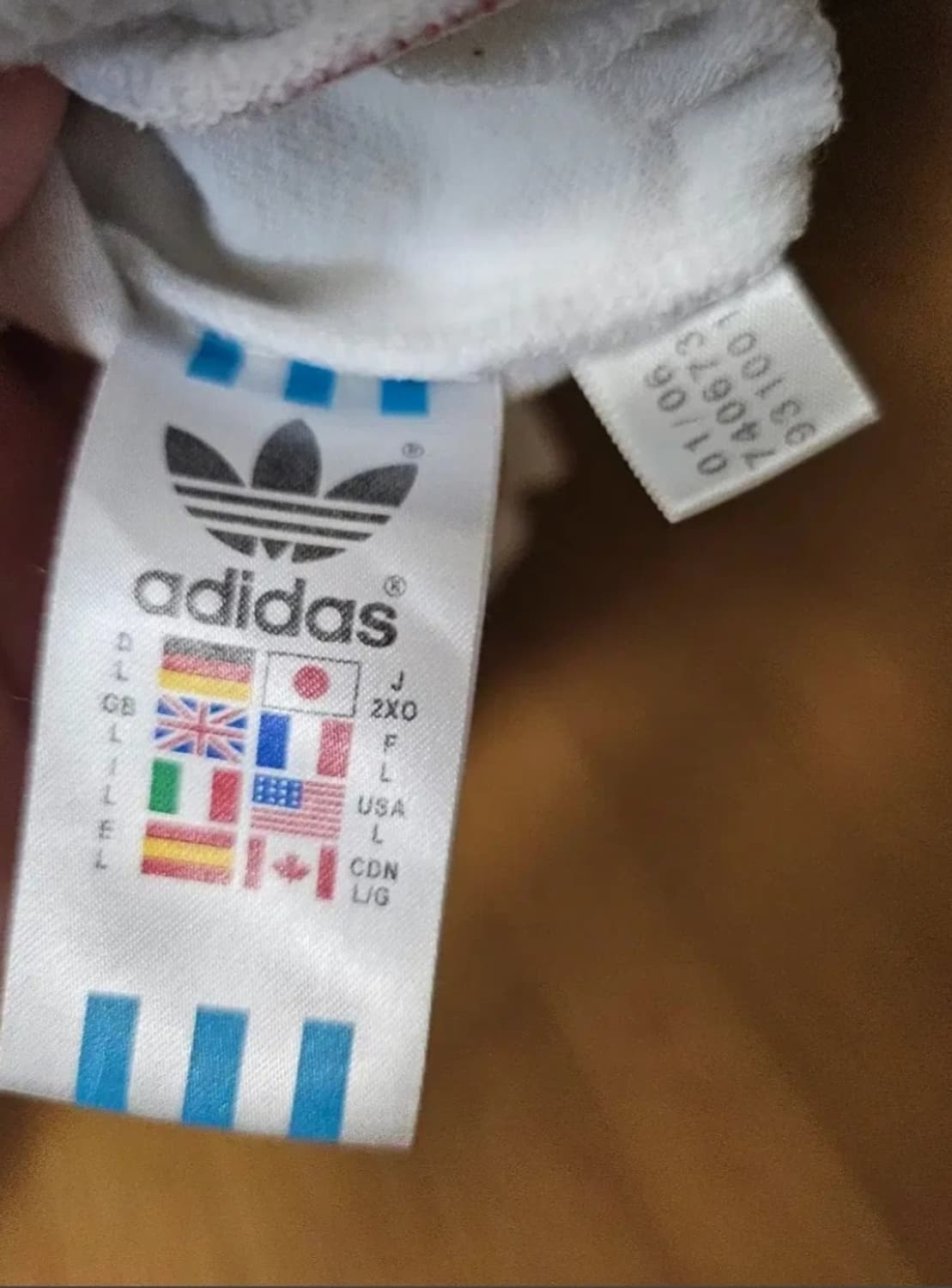 아디다스 신영국 화이트 데일리 톰슨 져지 상품이미지2