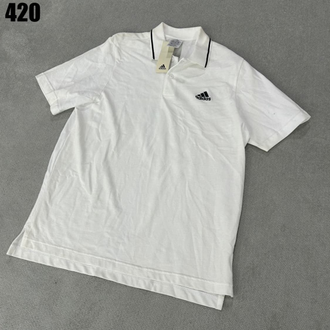아디다스 화이트 반팔티셔츠 상품이미지1