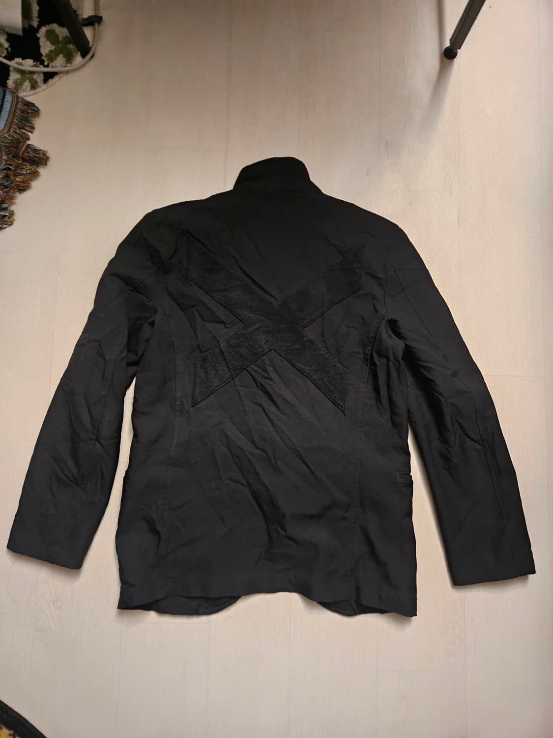 꼼데가르송 블랙 축융 자켓 상품이미지6