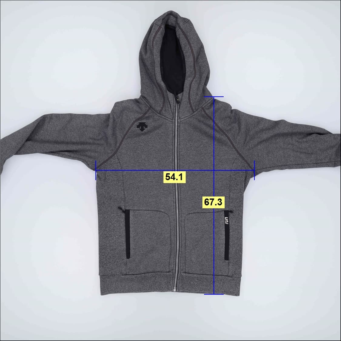 100 데상트 후드집업 자켓 0323H1 상품이미지5