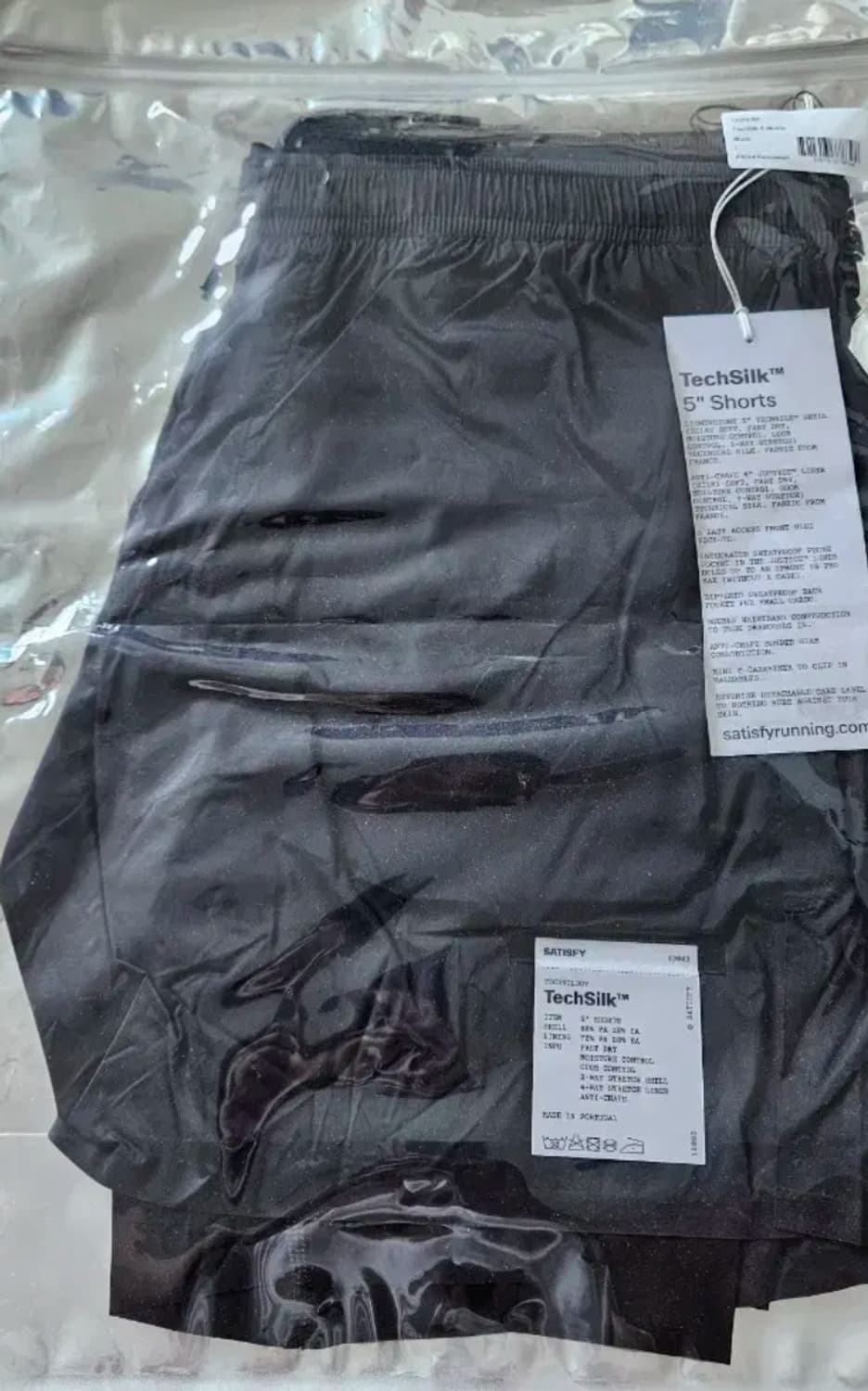 SATISFY TechSilk 5인치 반바지 블랙 L 상품이미지1