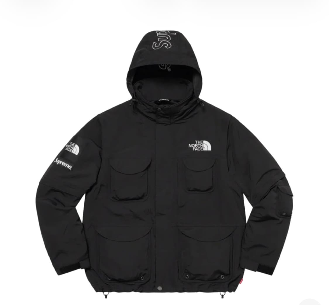 [S] 슈프림 x 노스페이스 트레킹 컨버터블 자켓 블랙 - 22SS 상품이미지1