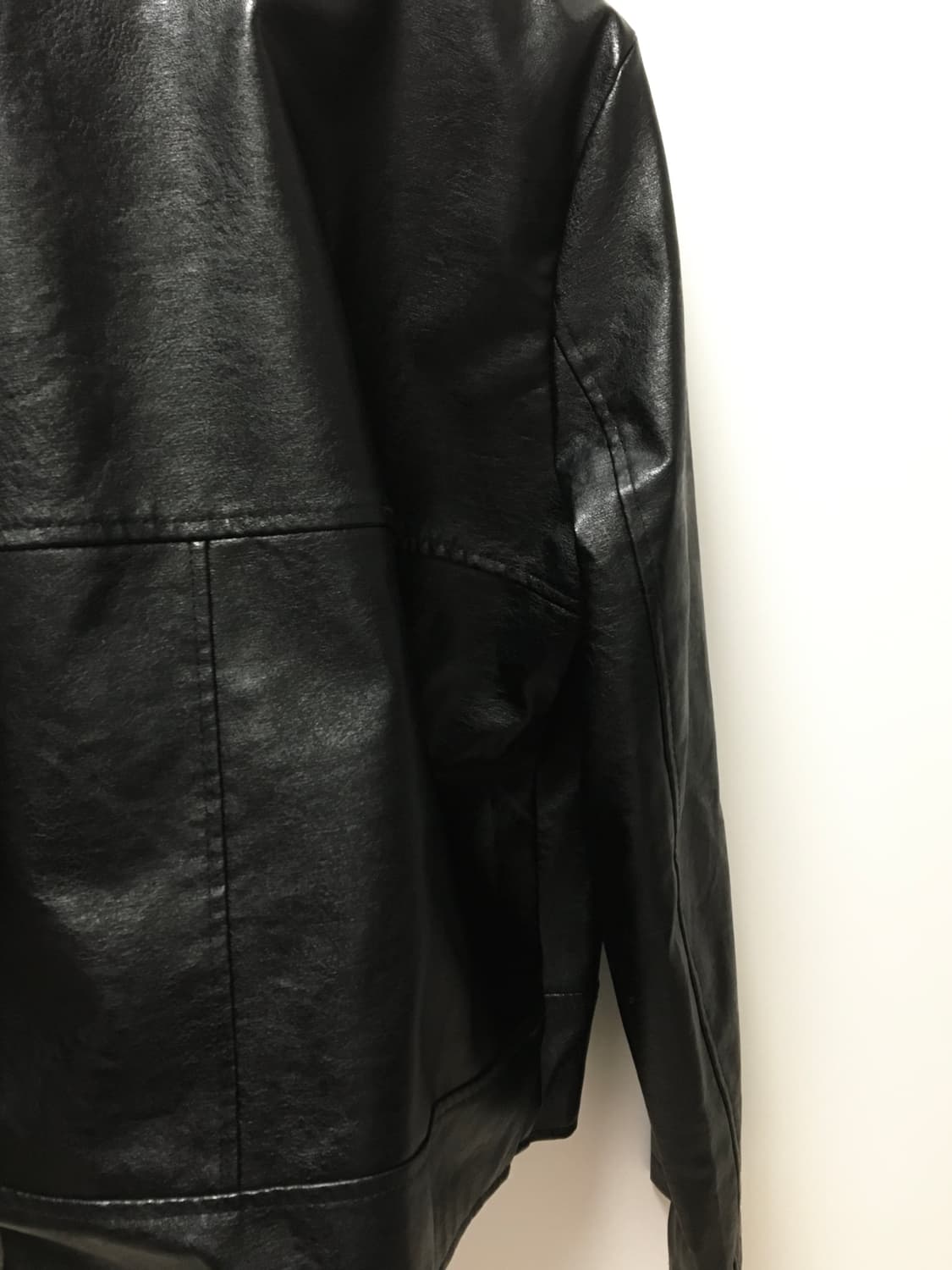 빈티지 레더 자켓 블랙 상품이미지3