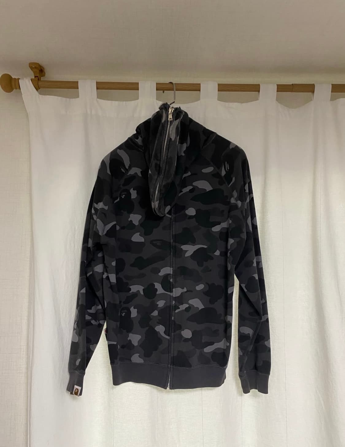 0g 니고 베이프 360 짚 후디 흑계 상품이미지2