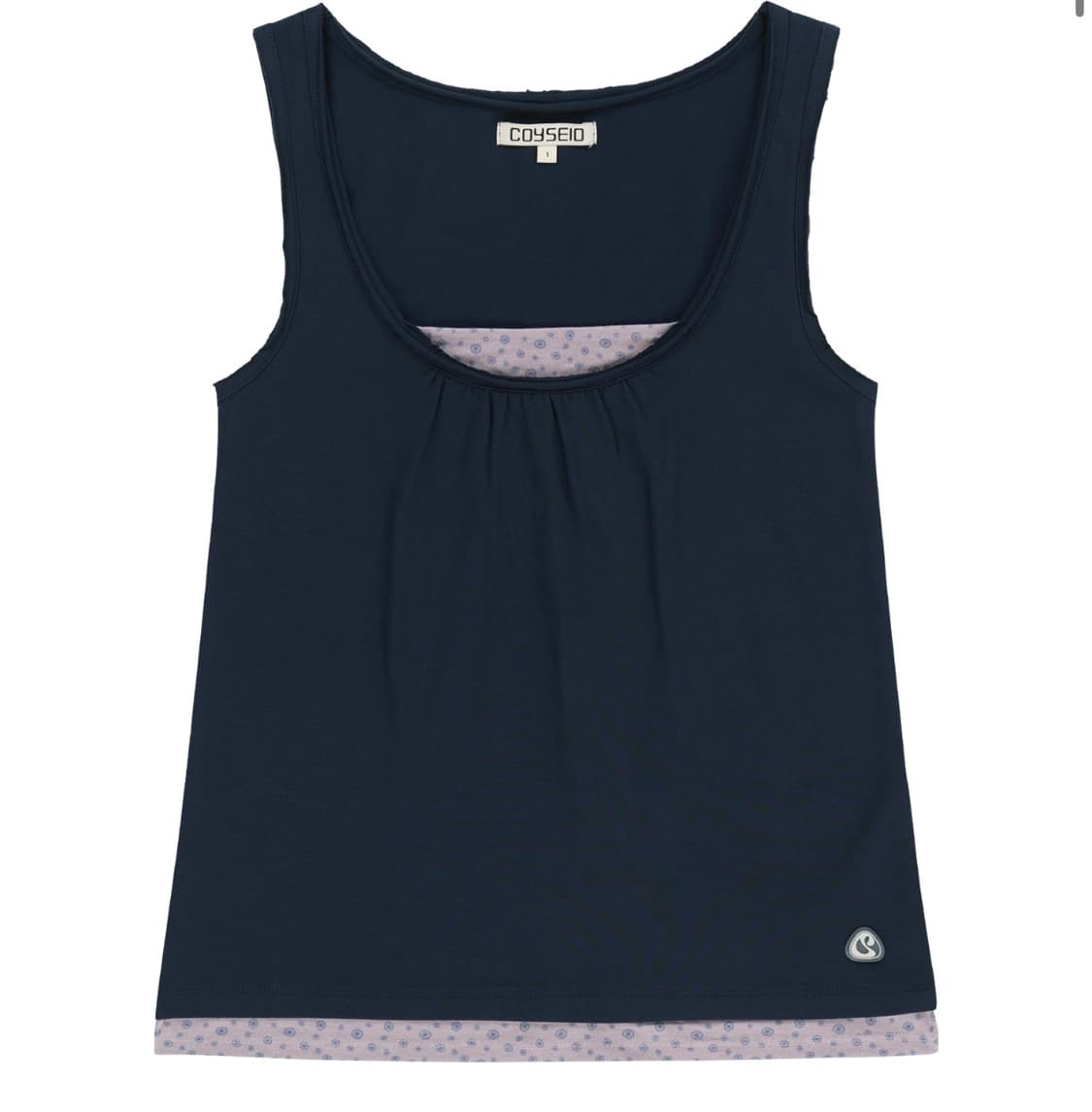 코이세이오 두두 레이어드 슬리브리스 네이비 2사이즈 상품이미지1