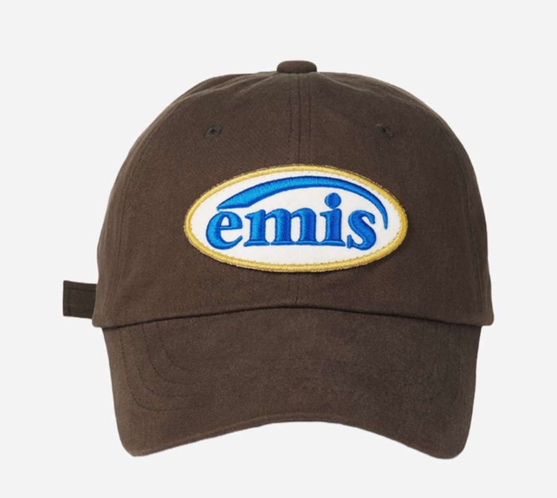 이미스(emis) 와펜 볼캡 브라운 상품이미지2