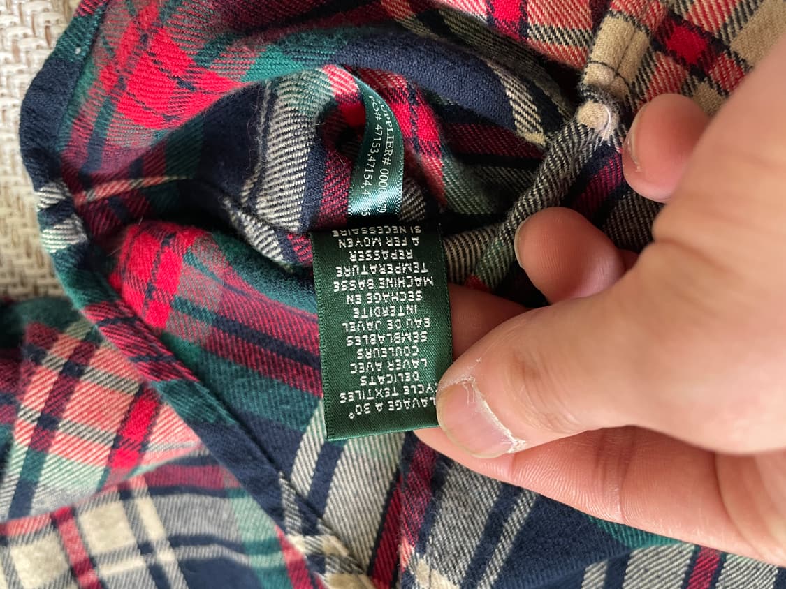 랄프로렌 웨스턴 요크 스터드 플란넬 셔츠 상품이미지6