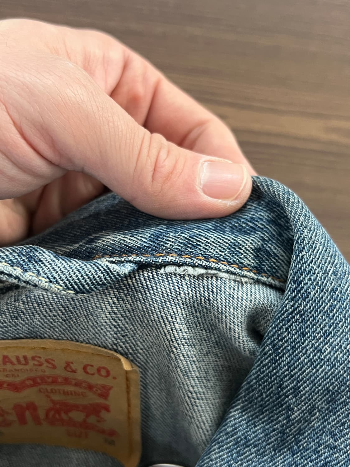 Levis 리바이스 3세대 72334 연청 트러커 데님 자켓 상품이미지6