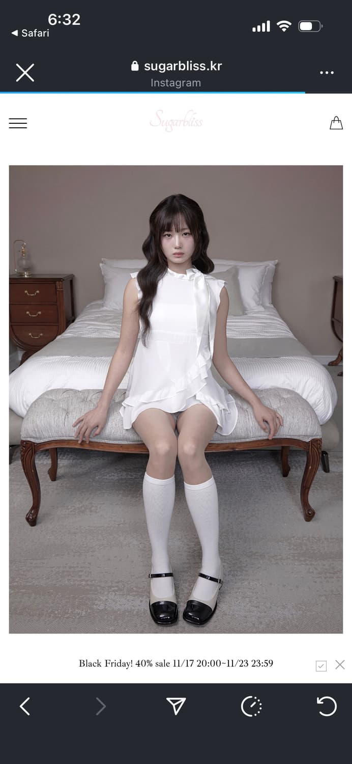 슈가블리스 블라우스 CLOUD BLOUSE (WHITE) 상품이미지2