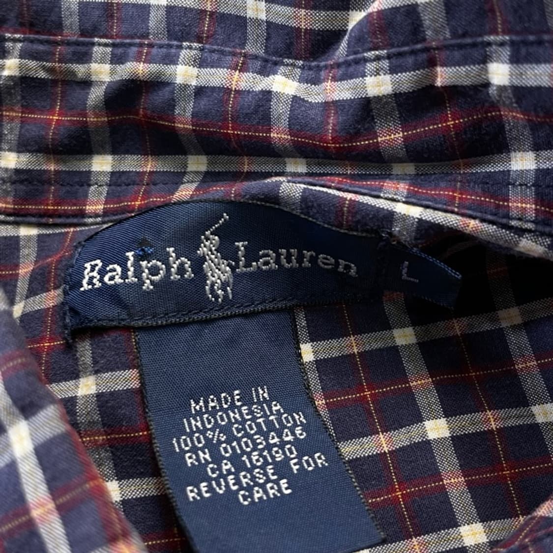 95 폴로 체크셔츠  상품이미지3