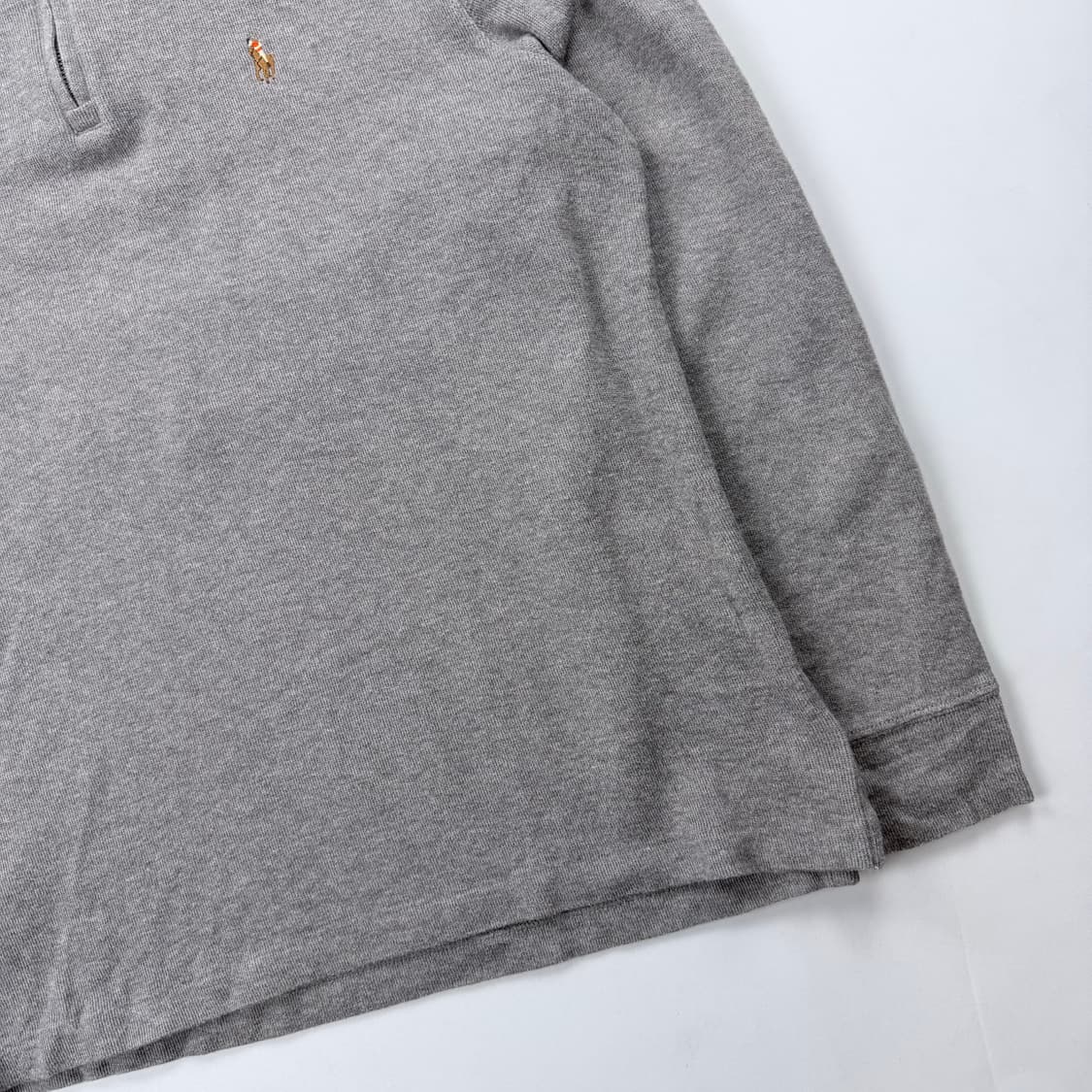 폴로랄프로렌 신형 니트 반집업 그레이 (qr정품) 상품이미지5