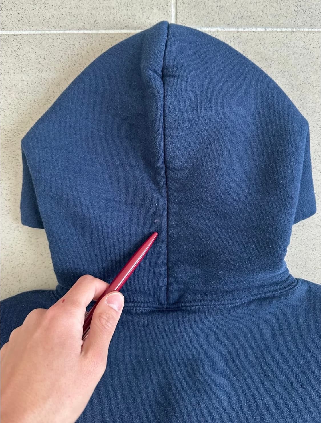 90s 빈티지 러셀 후드집업 네이비 M 상품이미지7