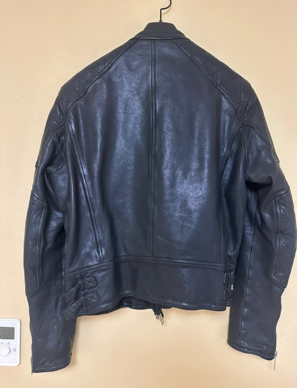 버버리 브릿 레더 라이더자켓 M 상품이미지2