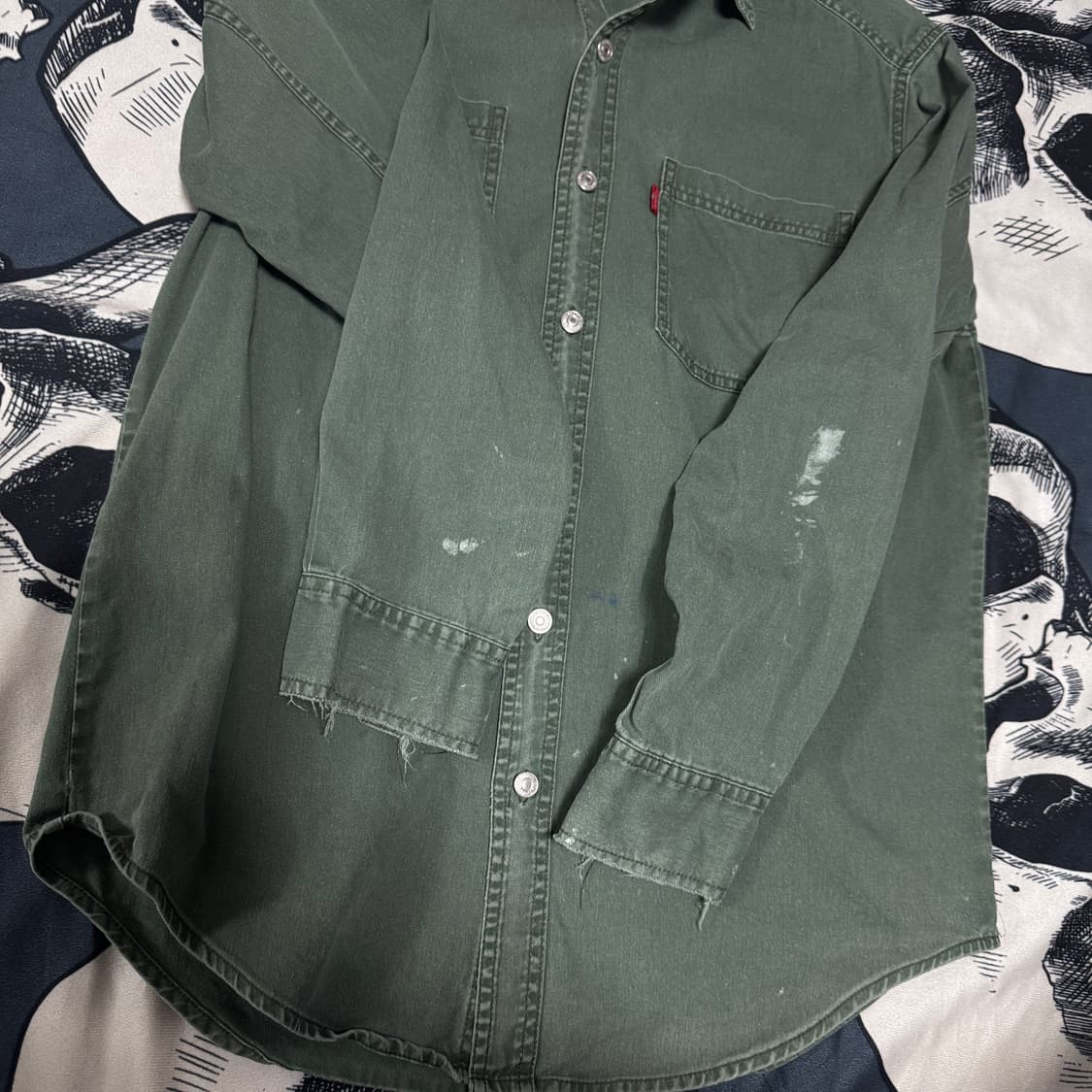 리바이스 빈티지  데님셔츠 S사이즈 상품이미지5