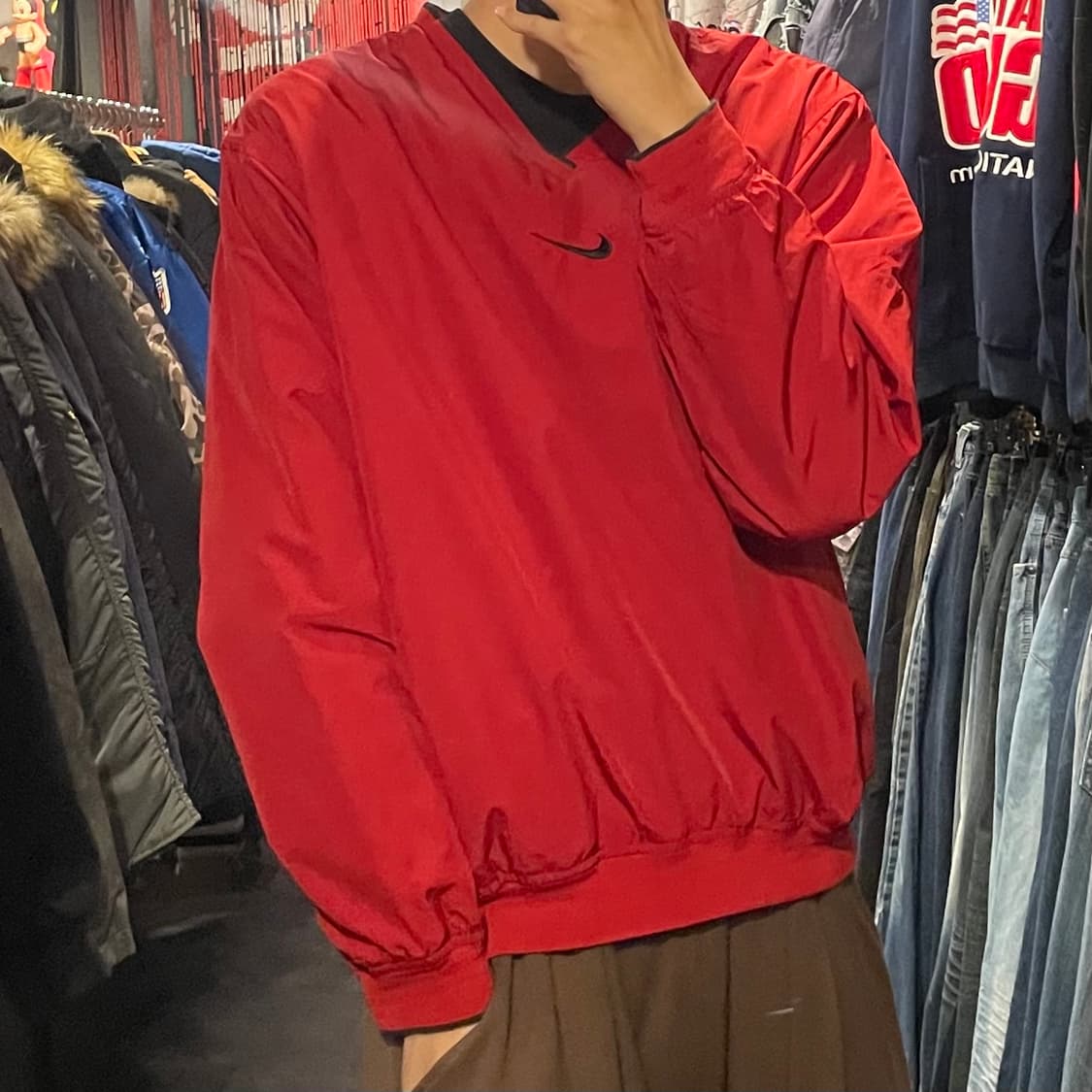 [IM] Nike 나이키 미드스우시 레드 웜업 상품이미지4