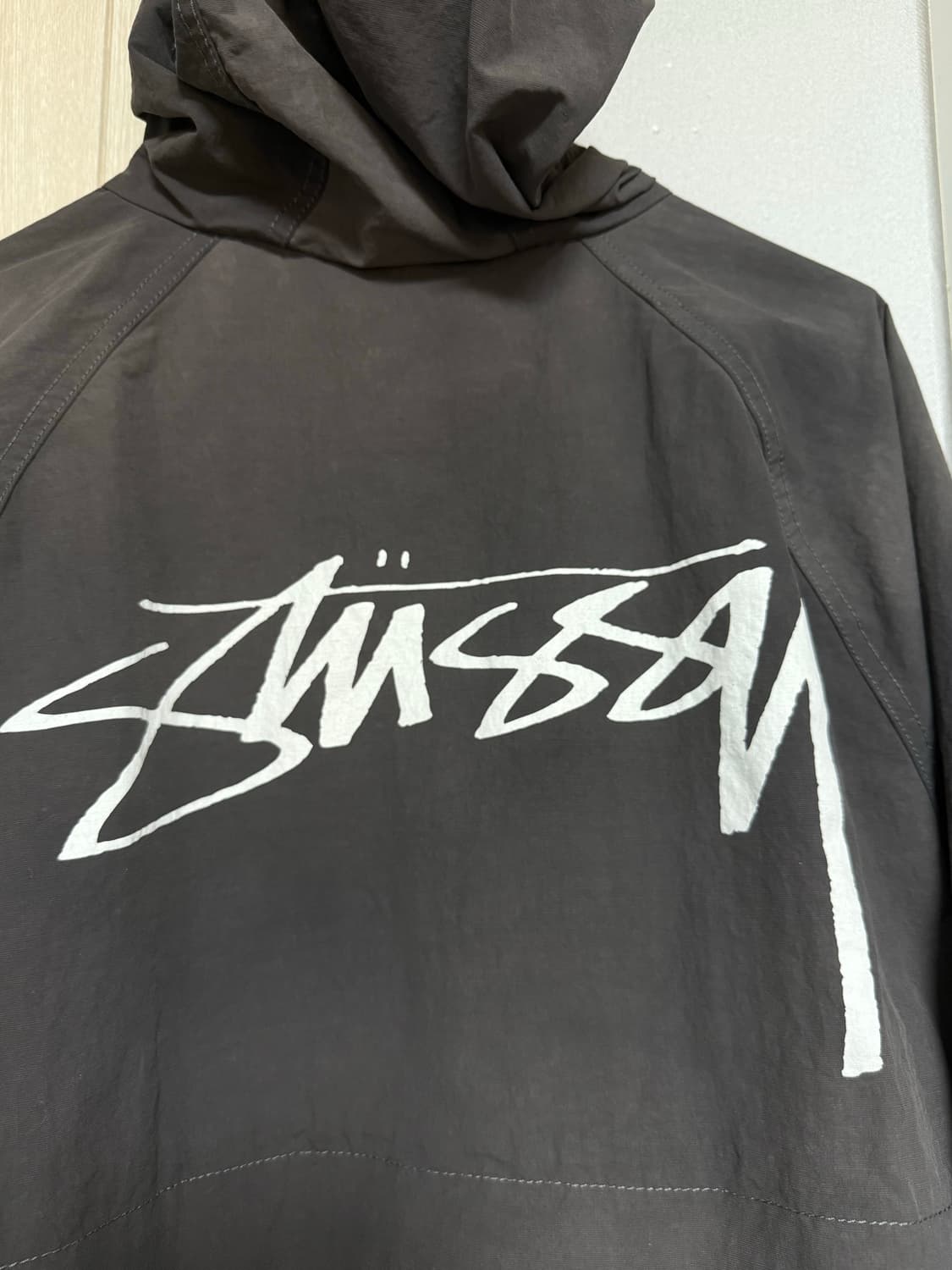 스투시 웨이브 다이 비치 쉘 자켓 블랙 M 상품이미지3