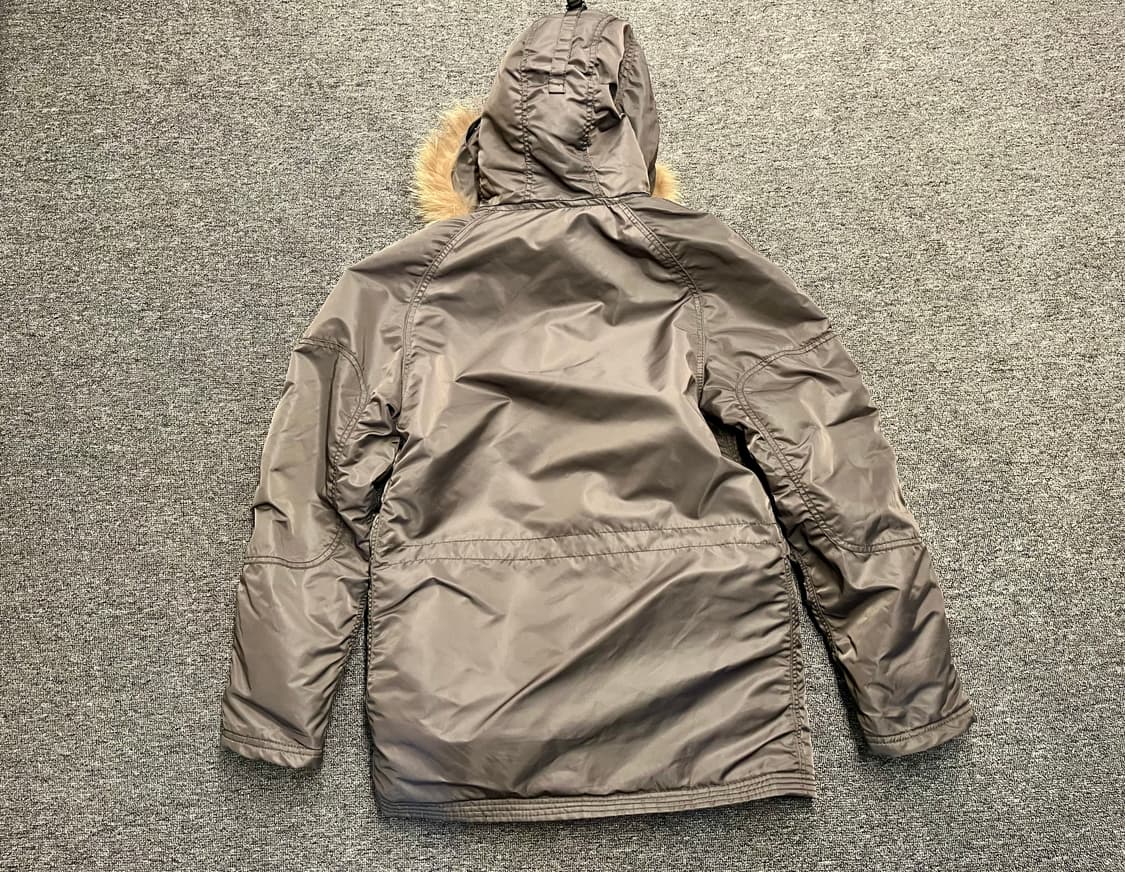 [95] 백넘버 N-3B 파카 카키 L  상품이미지5