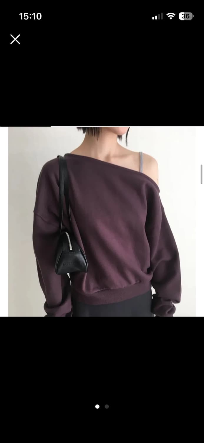 black one sholuder open mtm 상품이미지1