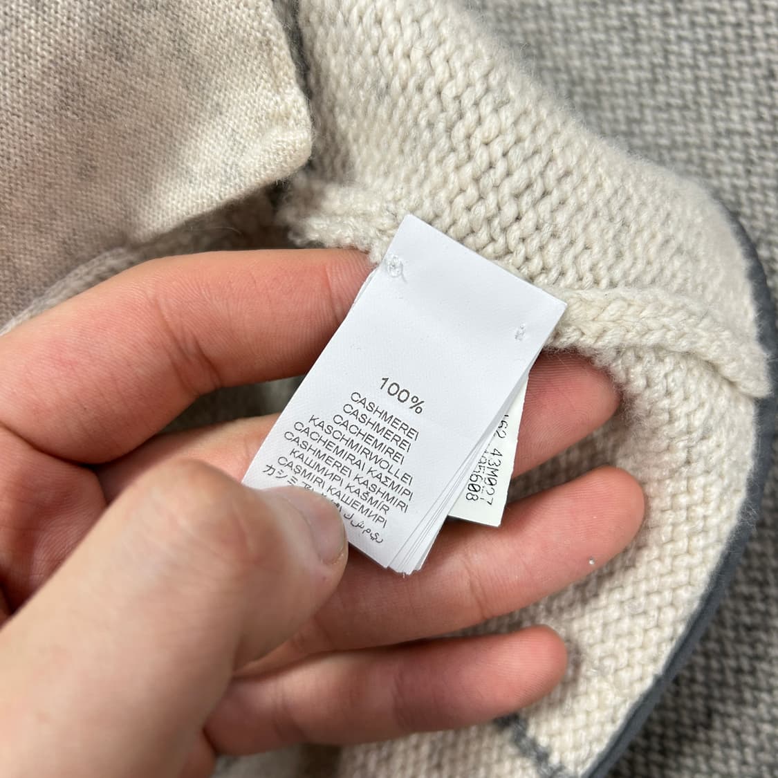 브루넬로 쿠치넬리 캐시미어 후드 니트 케이트(S) 상품이미지5