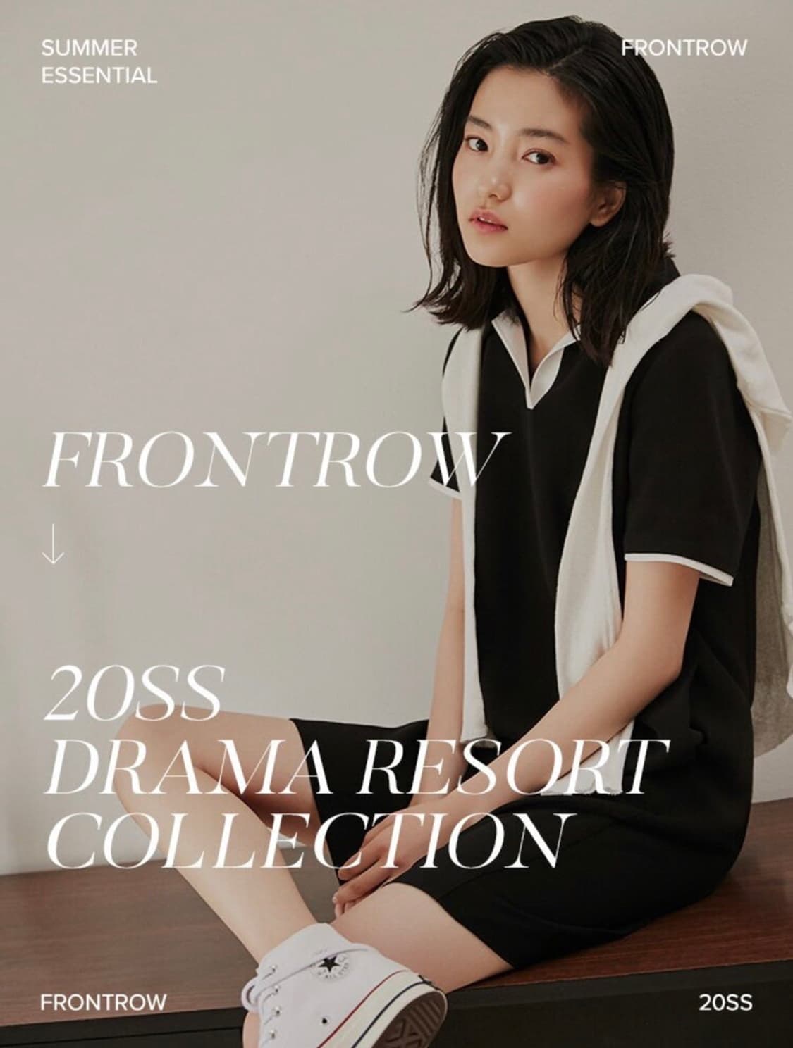 프론트로우 원피스 드라마 라이트 미니 드레스 상품이미지2