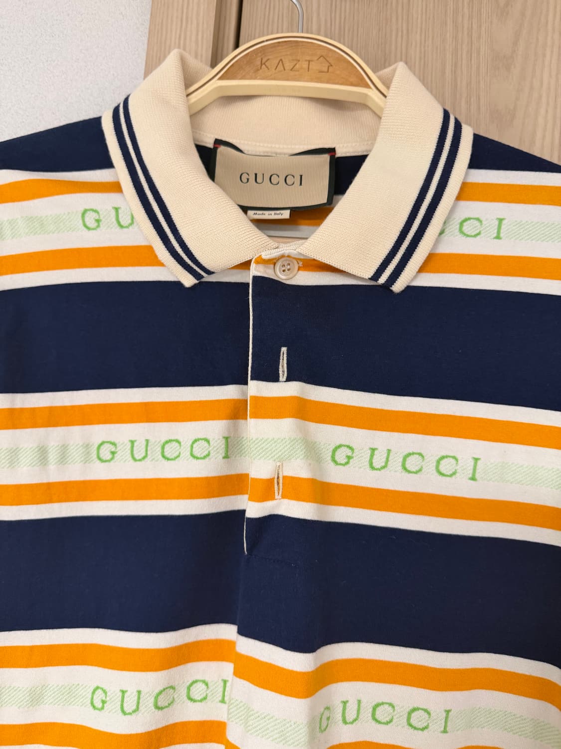 Gucci 멀티 스트라이프 로고 PK 반팔 👕 상품이미지2