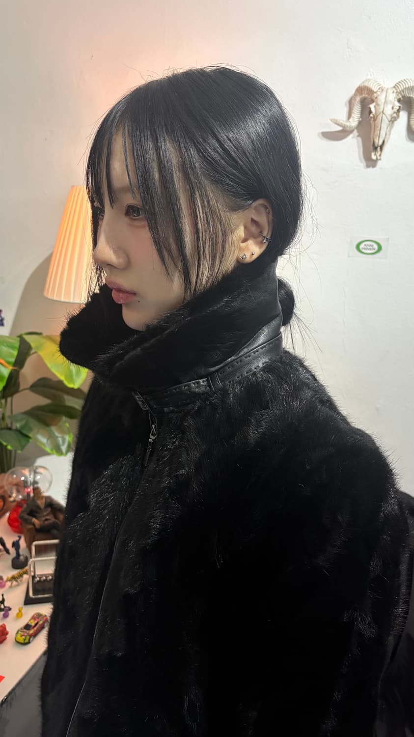 TTF✳️2006‘s johanex 양가죽/밍크 자켓/남녀공용 상품이미지2