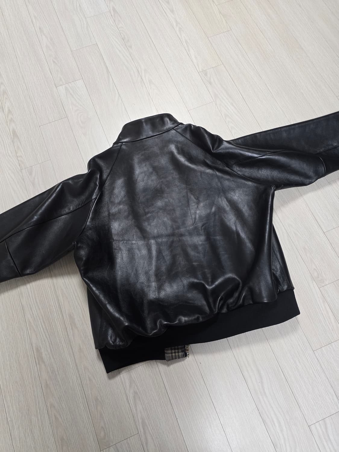 [2]아프레쎄 apresse 25aw 레더 해링턴 자켓 새상품 상품이미지7