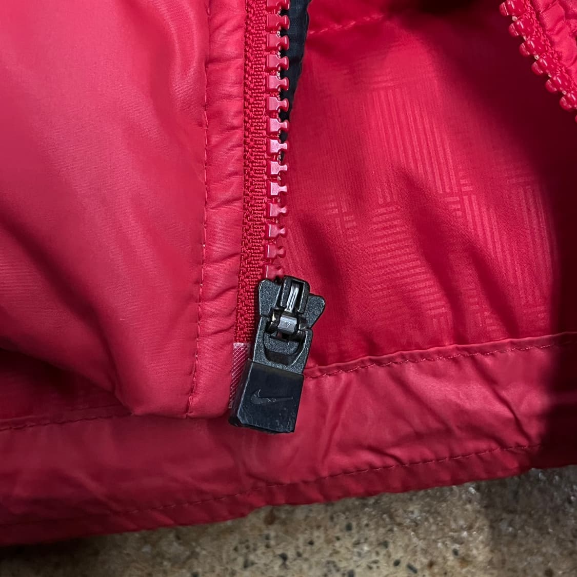 [정품/M] 나이키 맨유 패딩 점퍼 레드 b15 상품이미지7