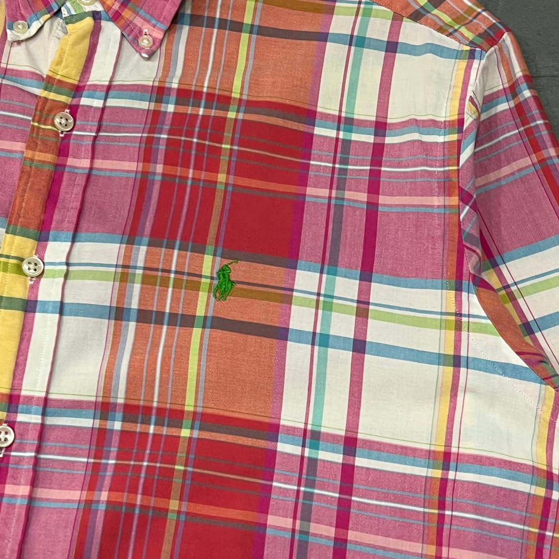  폴로랄프로렌 체크 하프 셔츠 y16215 상품이미지4