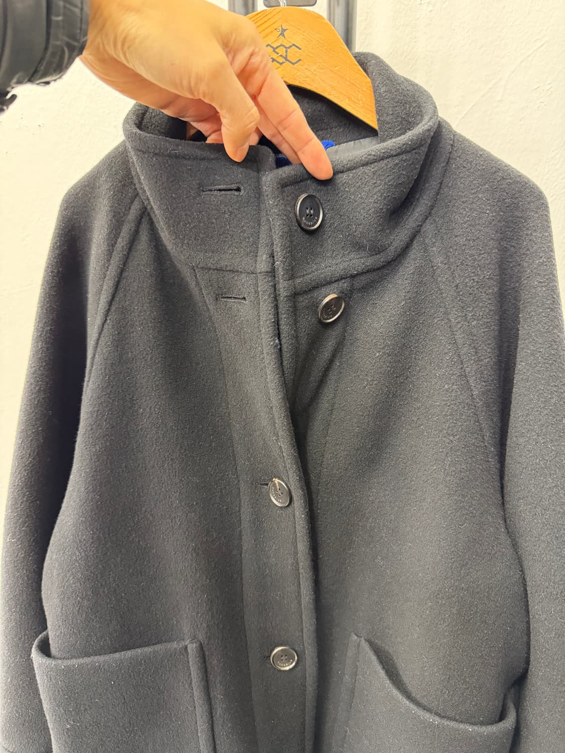 정품) kuho plus 구호플러스 22ss 오버핏 캐시미어 피코트 F 상품이미지4