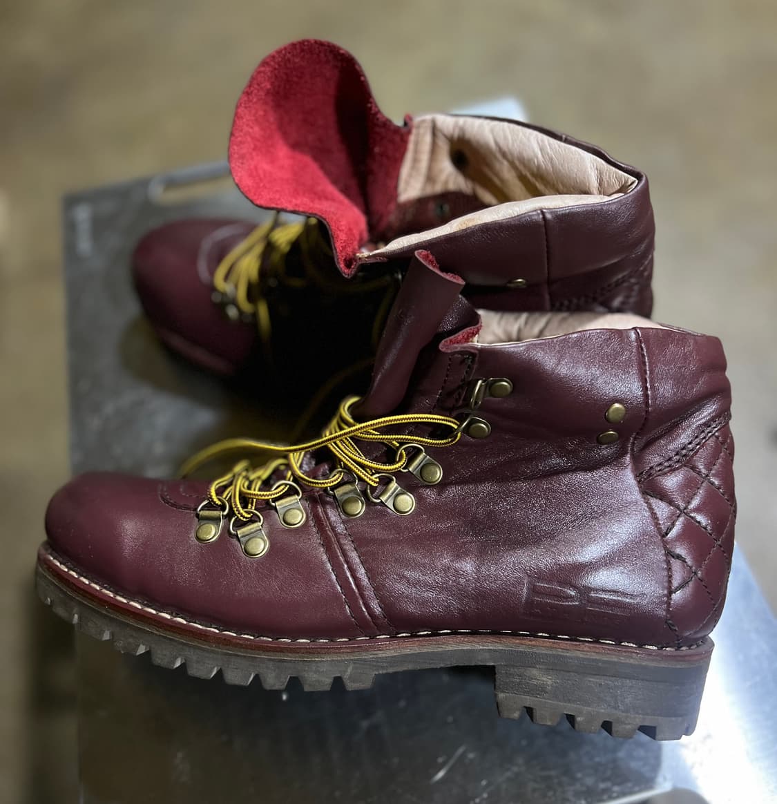 패스파인더 1608 QUILTING BOOTS (WINE) 상품이미지1