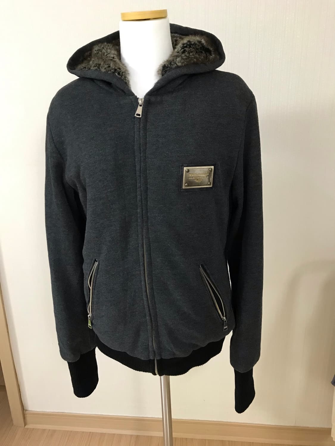 돌체앤가바나 울프조 퍼 후드자켓 상품이미지1