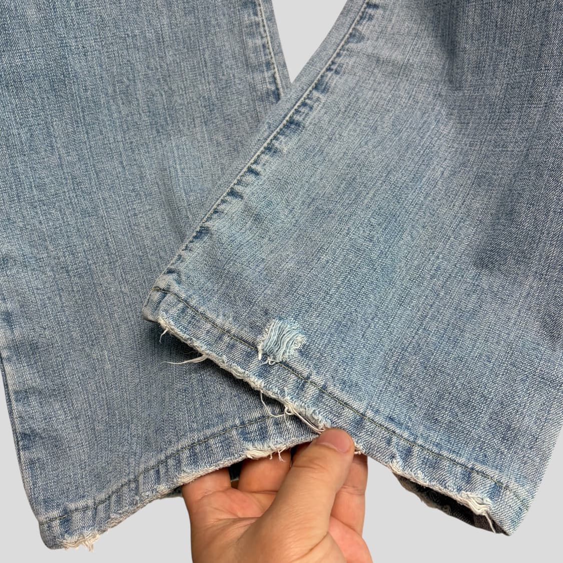 (여성24)풀카운트 로우라이즈 부츠컷 데님 청바지 상품이미지5