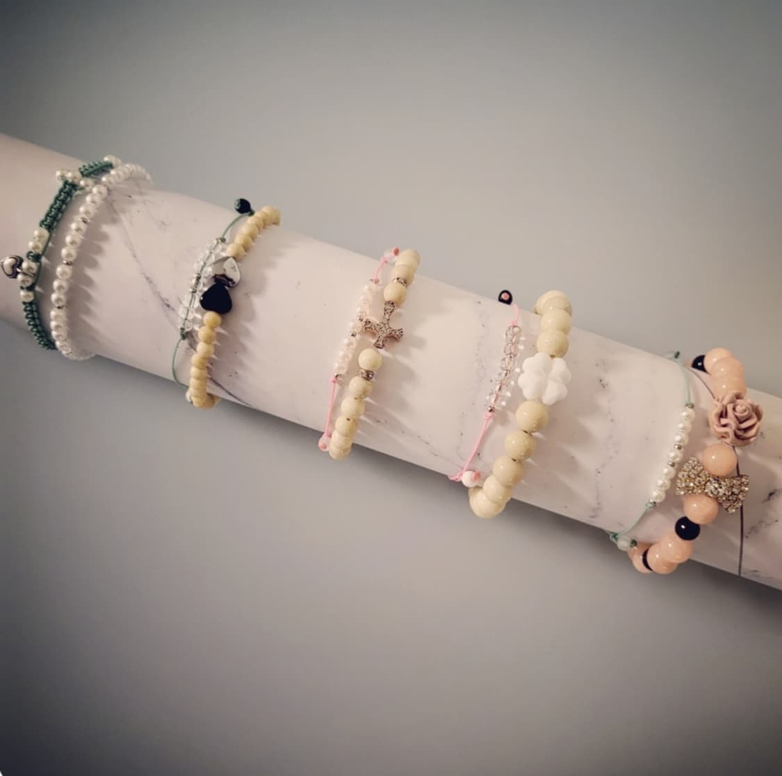 원석팔찌+매듭팔찌 세트 상품이미지1