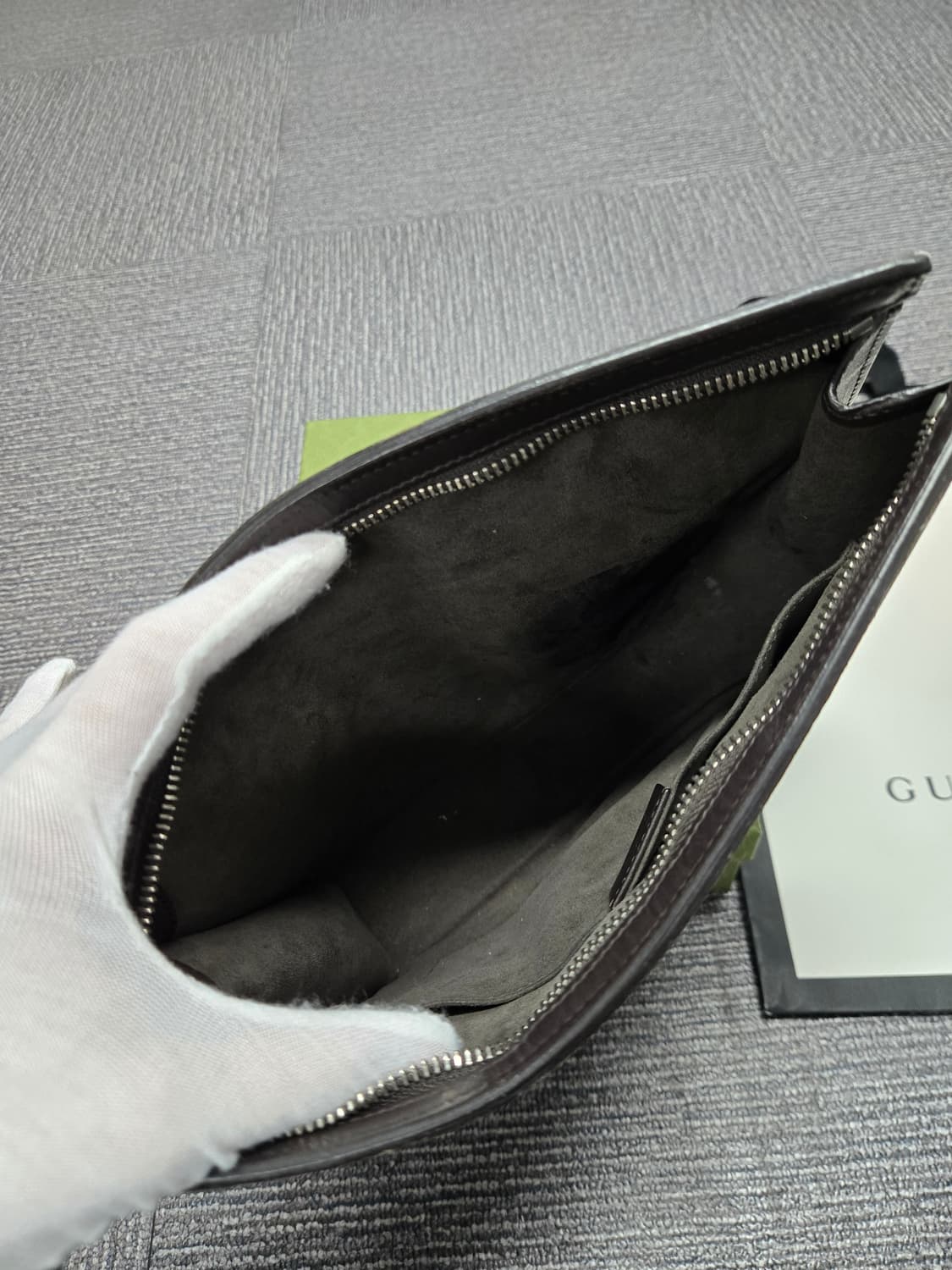 [특가][정품] 구찌 시그니처 웹삼선 클러치백 상품이미지5