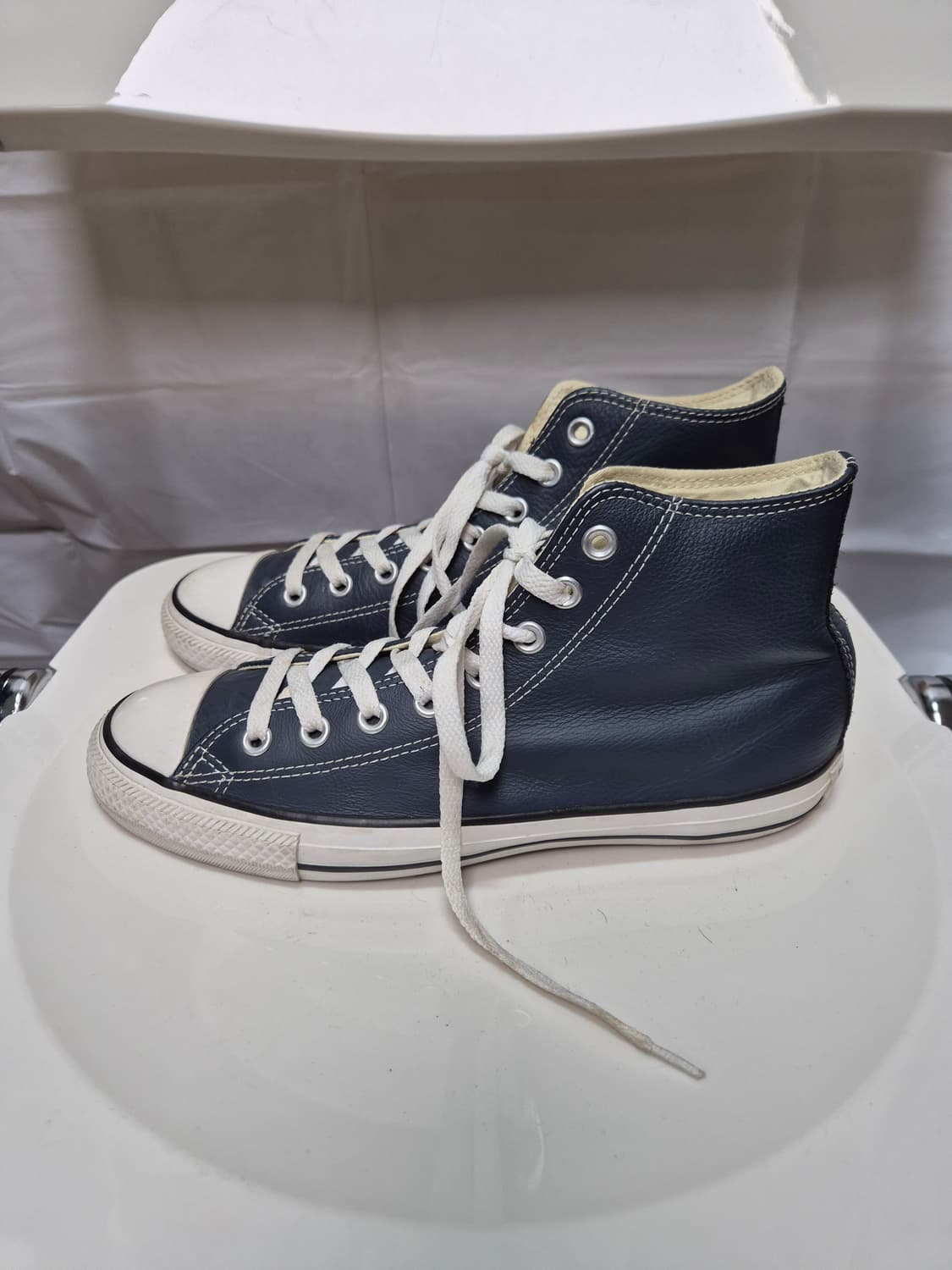 컨버스하이 레더 네이비 260 상품이미지2