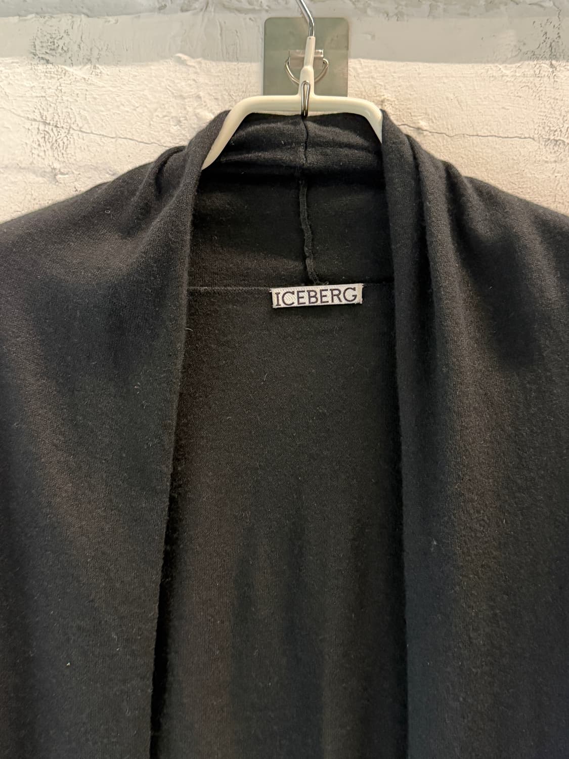 Iceberg 블랙 실크 캐시미어 블렌드 가디건 XS 상품이미지2