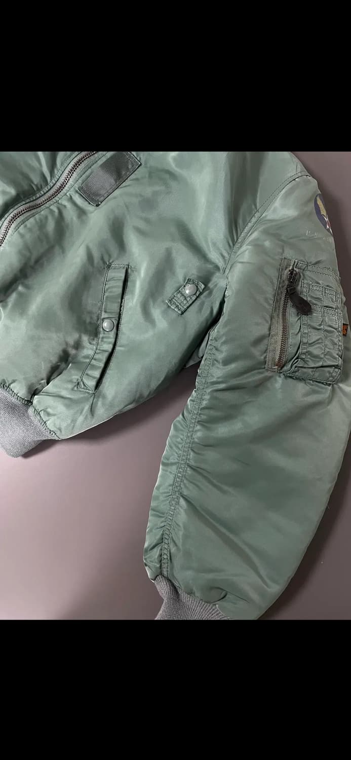 [XL] 알파 인더스트리 빈티지 L2B 플레이트 봄버 MA-1 자켓 상품이미지8