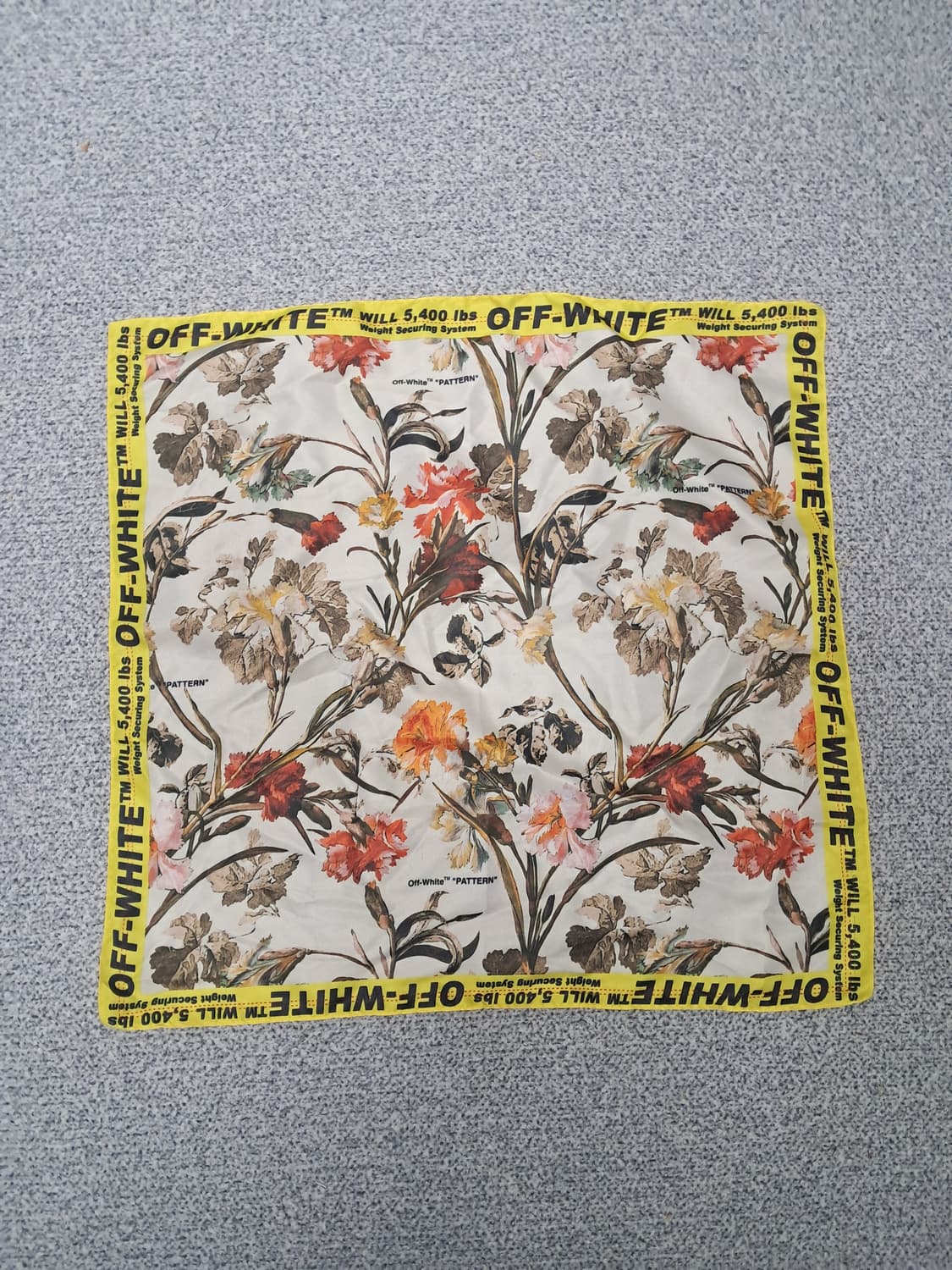 오프화이트  실크스카프 상품이미지2