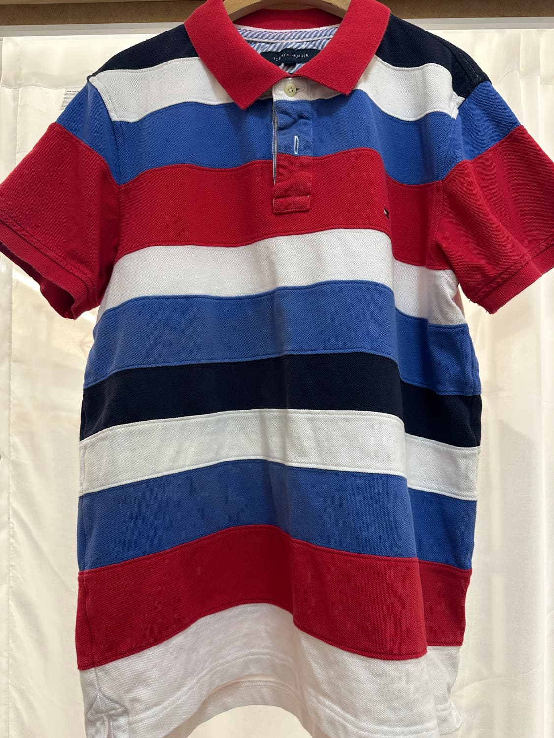 타미힐피거 카라 반팔티 상품이미지1