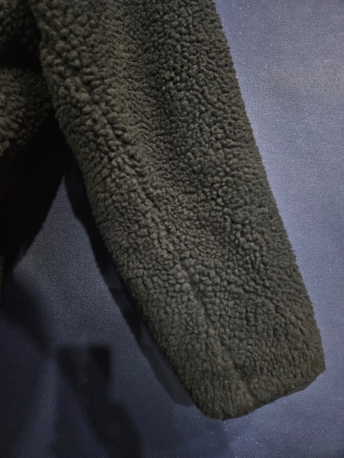 FRJ JEANS 블랙컬러 남성 오버핏 100 롱 뽀글이  상품이미지5