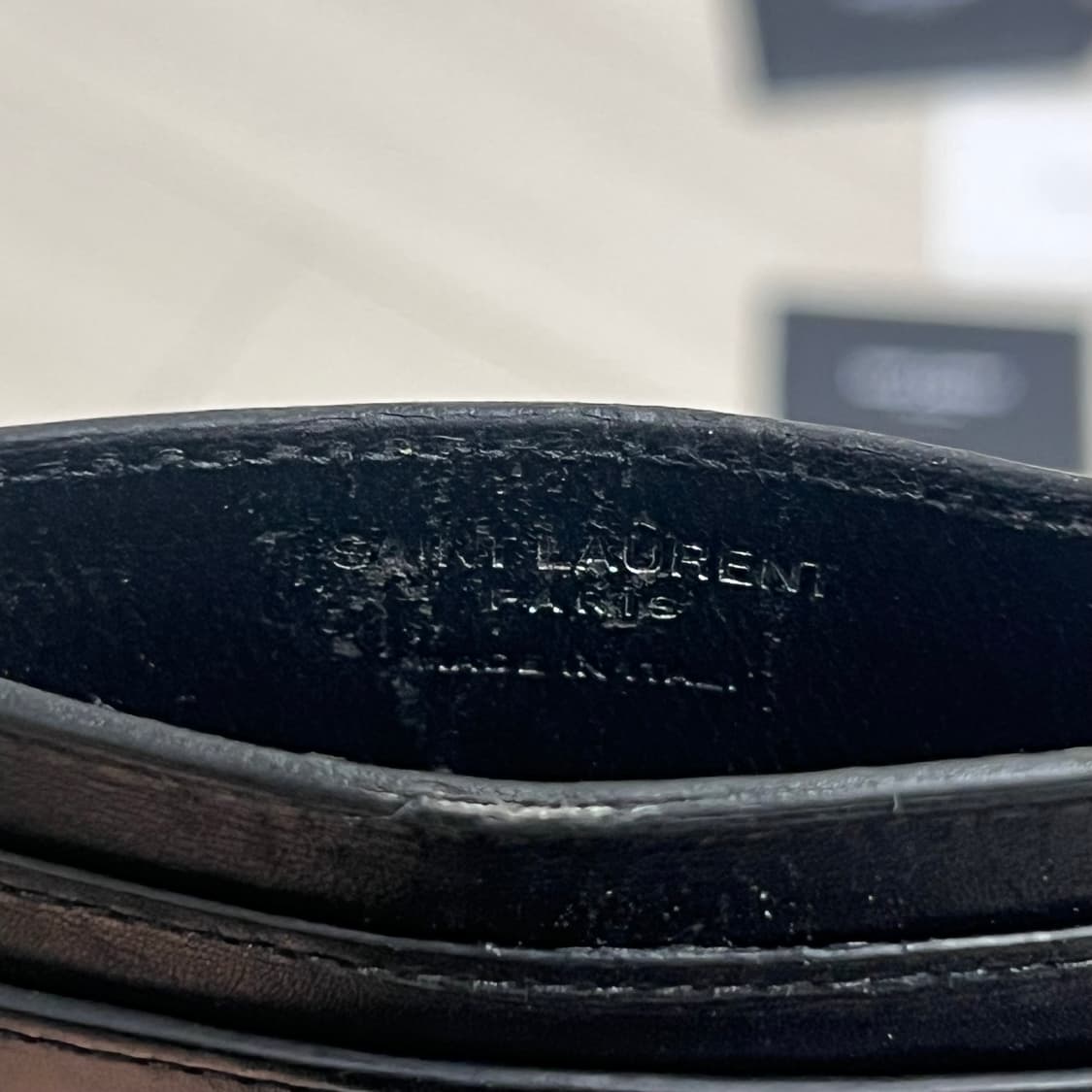 YSL 생로랑 모노그램 은장 카드지갑 상품이미지4