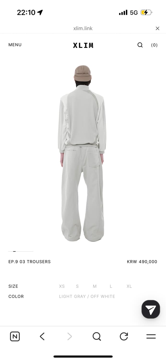 엑슬림 ep.9 03 Trausers (xs) 상품이미지3