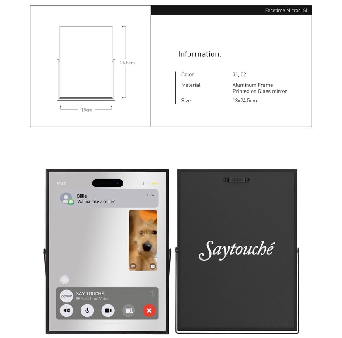 세이투셰 페이스타임 미러 새상품 상품이미지3