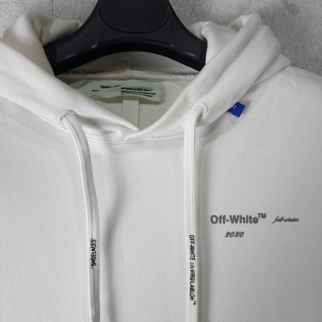 오프화이트 2020FW 후드티 XL 상품이미지3