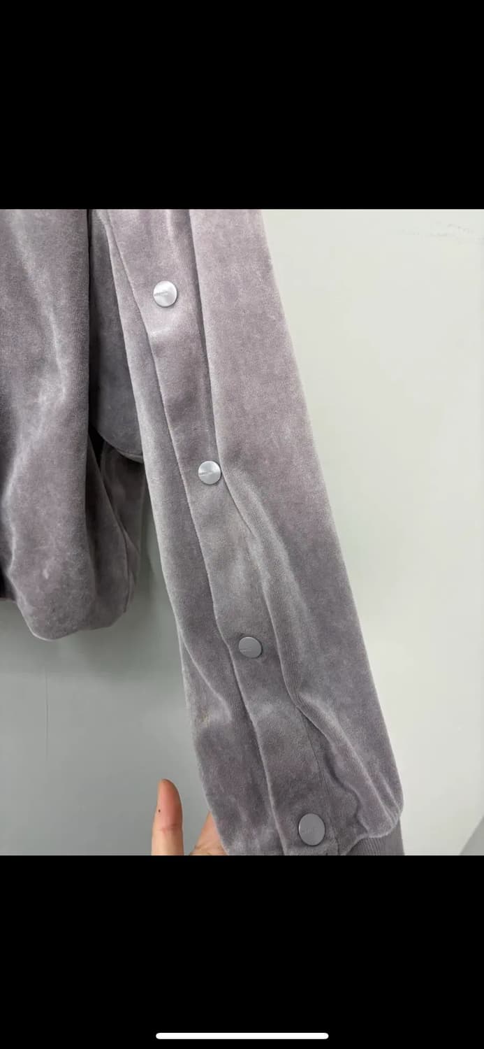 아디다스 아디브레이크 벨루어 퍼플그레이 후디 H1479 상품이미지5