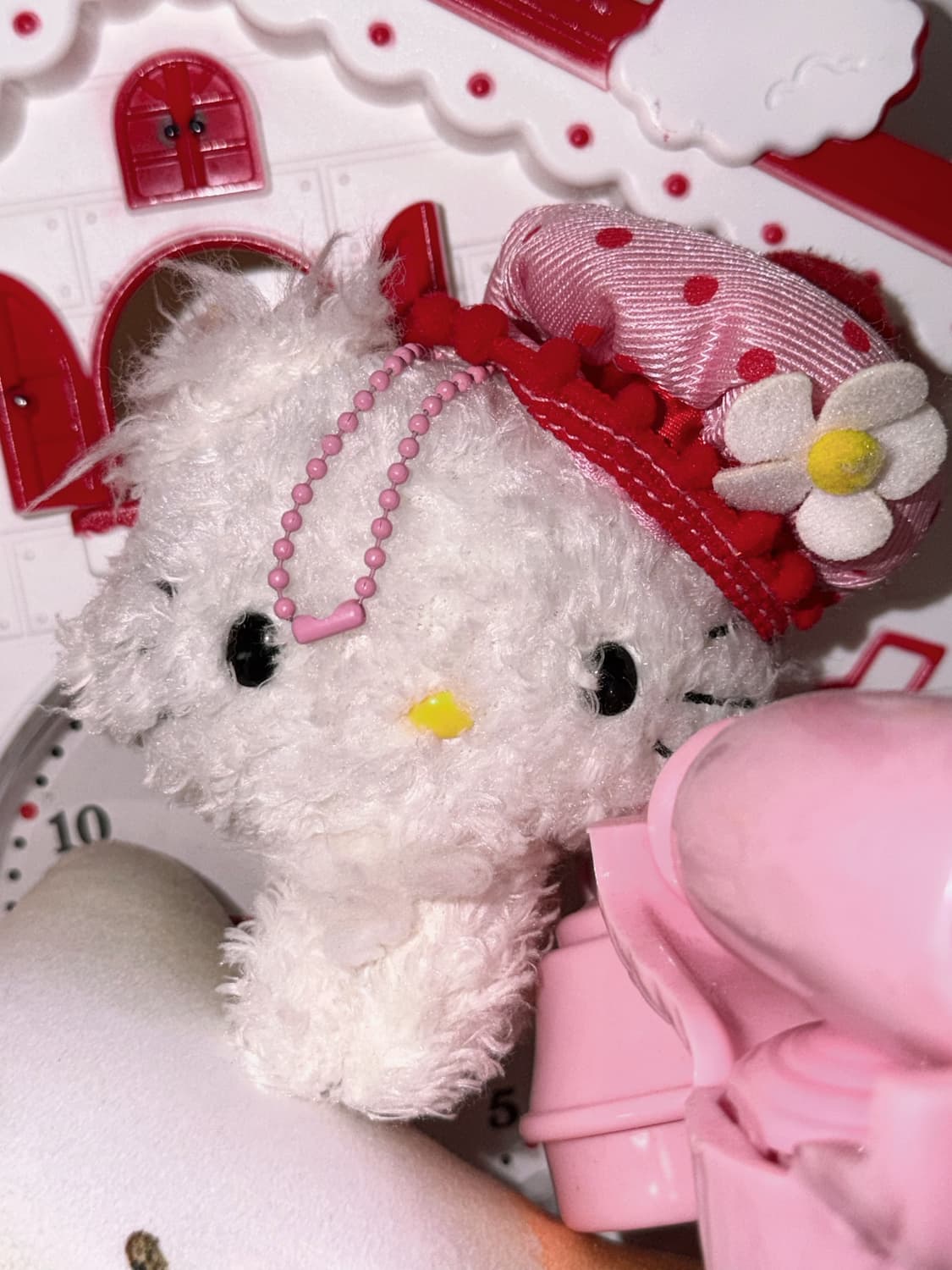 챠미키티 딸기잼 마스코트 고전키티 인형 상품이미지1